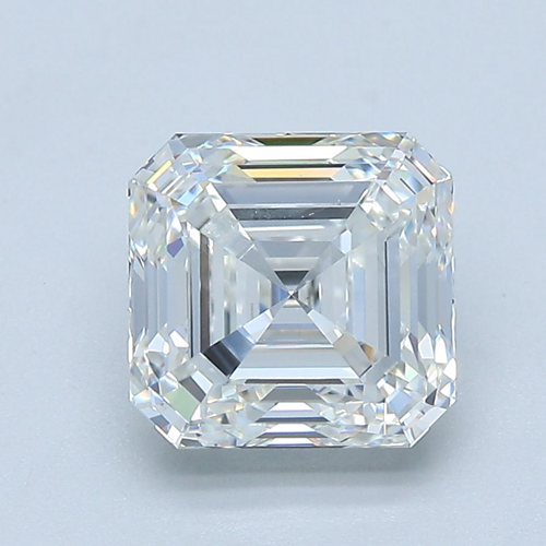 2.5 carat G-VS1 Natūralus Asscher Deimantas (1)
