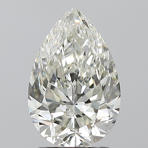 2.01 carat J-SI2 Natūralus Pear Deimantas (1)