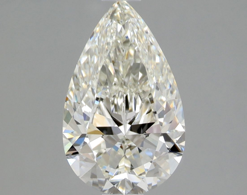 1.1 carat I-VVS1 Natūralus Pear Deimantas (1)