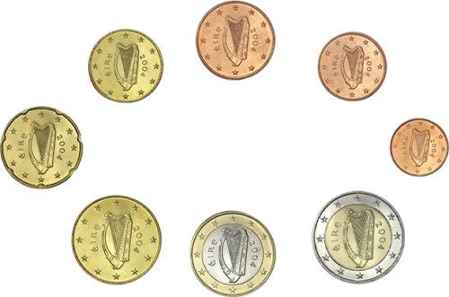 2004 Airija BU Euro monetų rinkinys (3)