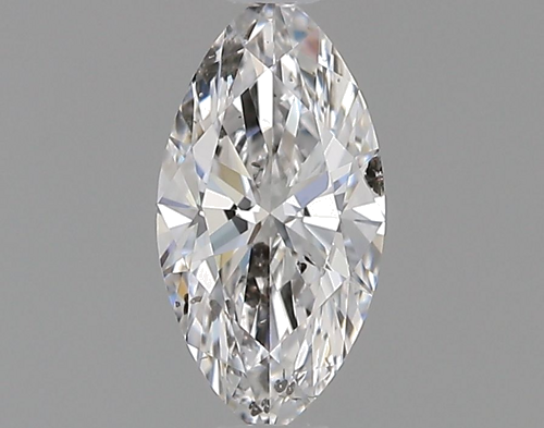 0.52 carat D-SI2 Natūralus Marquise Deimantas (1)
