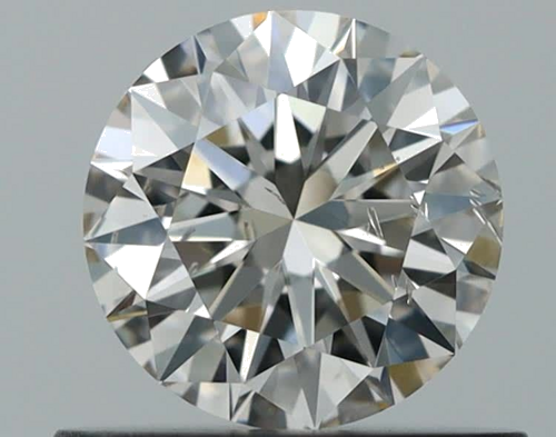 0.54 carat K-SI2 Excellent cut Natūralus Round Deimantas (1)