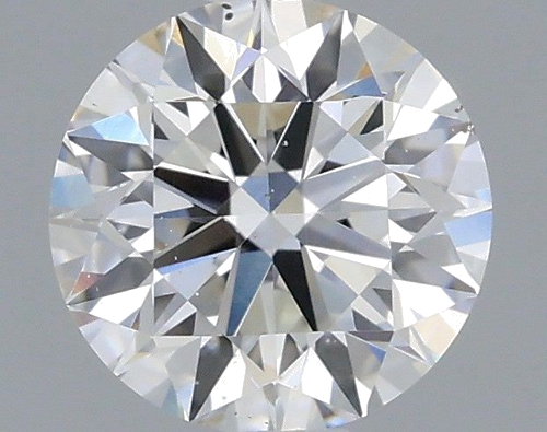 0.54 carat I-SI1 Excellent cut Natūralus Round Deimantas (1)