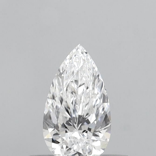 0.4 carat D-VS2 Natūralus Pear Deimantas (1)