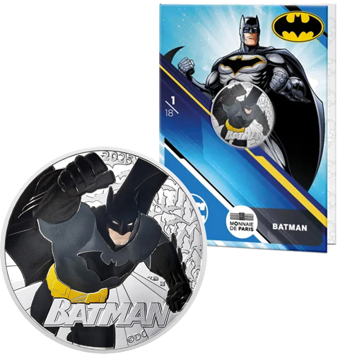 10 euro BATMAN 2025 French silver coin in BU card (1)