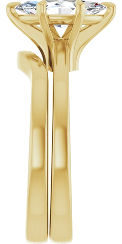 Sužadėtuvių Žiedas „Claw-Prong“ 14k yellow gold Marquise 10.5mm x 5.5mm (9)