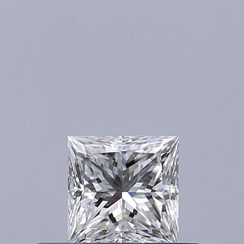 0.32 carat D-VVS2 Natūralus Princess Deimantas (1)