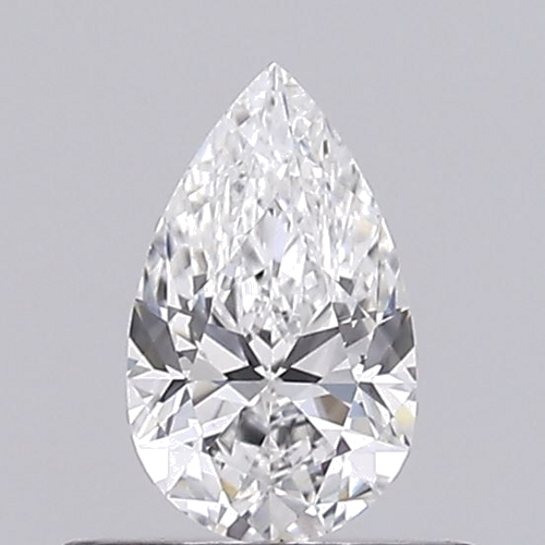 0.4 carat F-VS2 Natūralus Pear Deimantas (1)