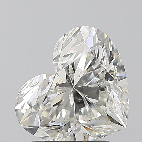 2.01 carat I-SI2 Natūralus Heart Deimantas (1)