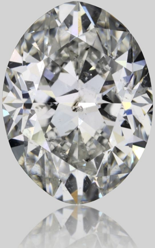 1.21 carat G-SI2 Natūralus Oval Deimantas (1)