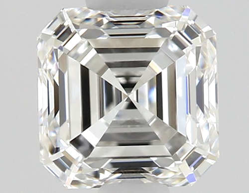 0.67 carat F-IF Natūralus Asscher Deimantas (1)