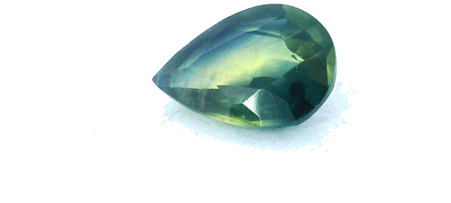 0.54 carat GREEN Pear Safyras (1)