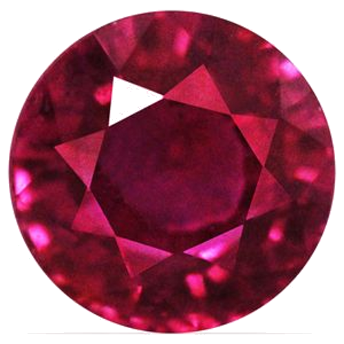 0.56 carat RED Round Rubinas (1)