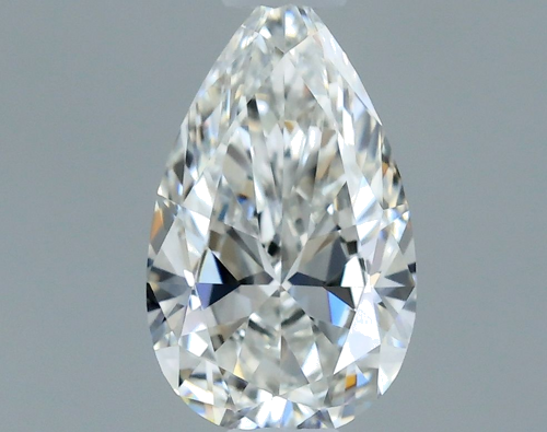 0.3 carat G-VVS2 Natūralus Pear Deimantas (1)