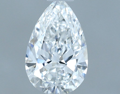 0.5 carat E-VVS1 Natūralus Pear Deimantas (1)