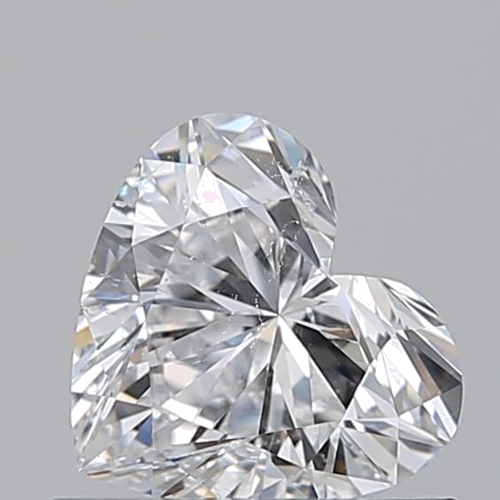 0.67 carat D-SI2 Natūralus Heart Deimantas (1)