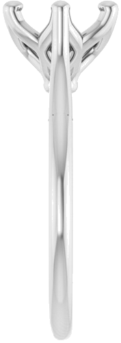 Sužadėtuvių Žiedas „Cathedral-Style Solitaire“ 14k white gold Round 8mm (4)