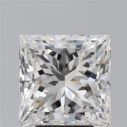5.05 carat F-VS2 Natūralus Princess Deimantas (1)