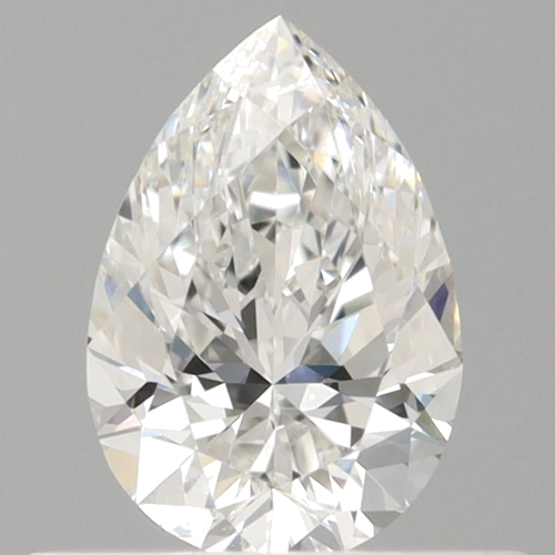 0.5 carat F-SI1 Natūralus Pear Deimantas (1)