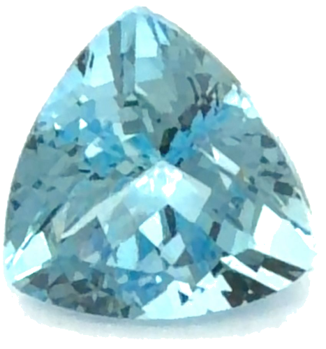2.43 carat BLUE Triangular Aquamarine (1)