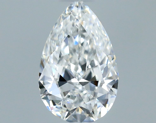0.32 carat E-VVS1 Natūralus Pear Deimantas (1)
