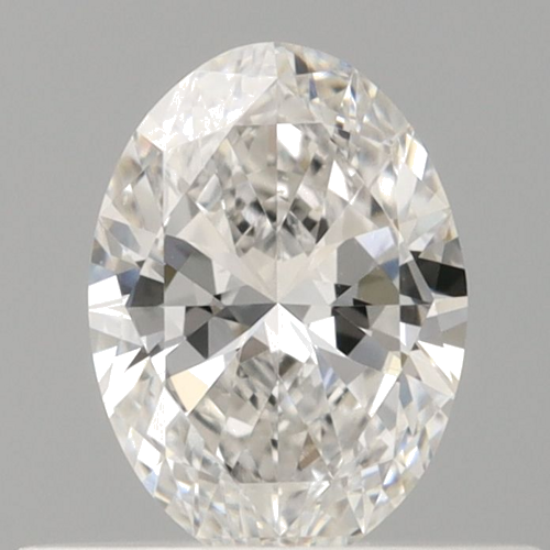 0.4 carat F-VVS2 Natūralus Oval Deimantas (1)