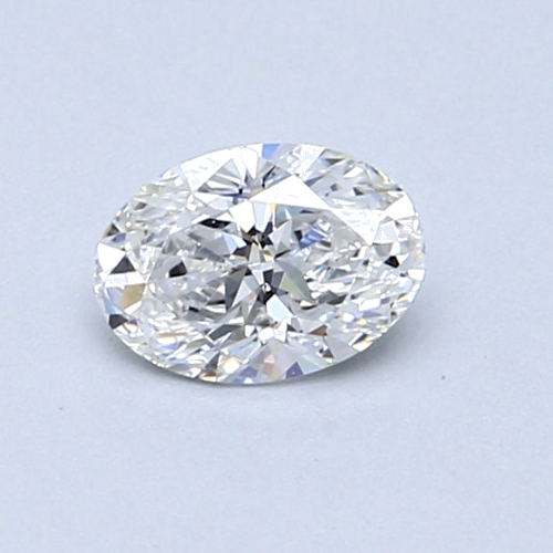 0.54 carat E-SI1 Natūralus Oval Deimantas (1)