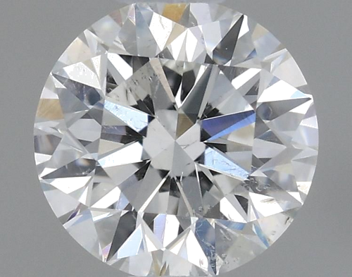 0.43 carat F-SI2 Excellent cut Natūralus Round Deimantas (1)