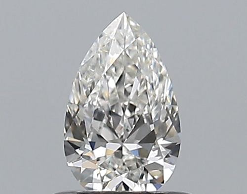 0.51 carat G-VVS2 Natūralus Pear Deimantas (1)
