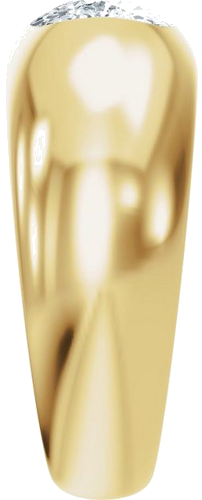 Sužadėtuvių Žiedas „Solitaire“ 14k yellow gold Elongated Cushion 9mm x 7mm (4)
