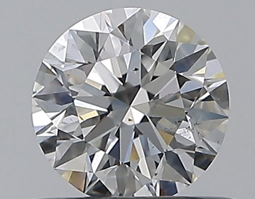 0.53 carat G-SI2 Excellent cut Natūralus Round Deimantas (1)