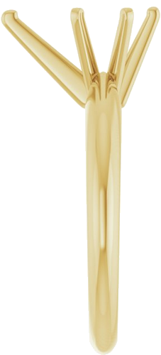 Sužadėtuvių Žiedas „Solitaire“ 585 Geltonojo Aukso Pear Shape 10.5mm x 6.5mm (4)