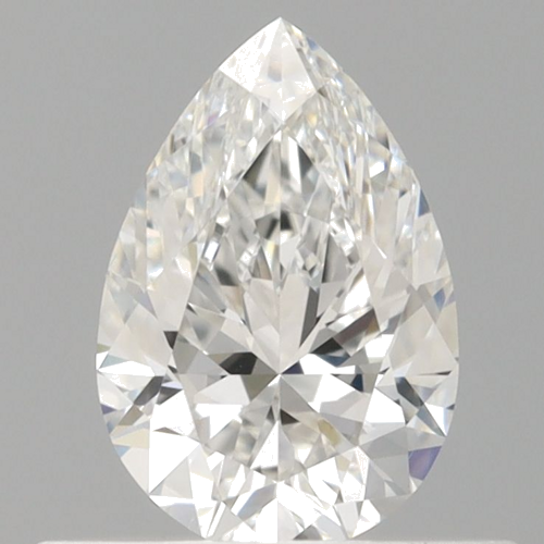 0.5 carat F-VS2 Natūralus Pear Deimantas (1)