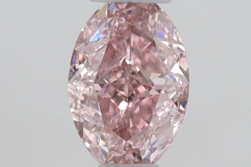 0.18 carat Fancy Intense Pink-VS2 Natūralus Oval Deimantas (1)