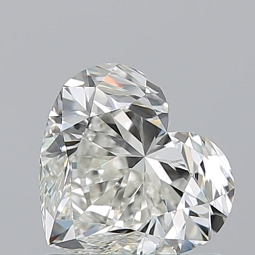 1.01 carat J-VVS1 Natūralus Heart Deimantas (1)