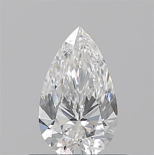 0.5 carat F-VS2 Natūralus Pear Deimantas (1)