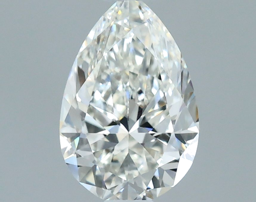 0.5 carat H-VVS2 Natūralus Pear Deimantas (1)