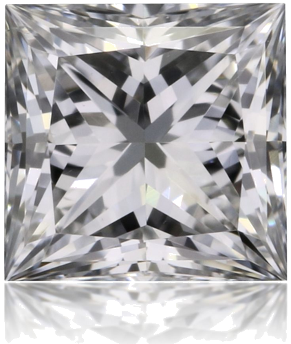 0.3 carat E-SI1 Natūralus Princess Deimantas (1)