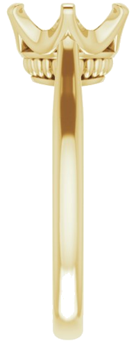 Sužadėtuvių Žiedas „Solitaire“ 14k yellow gold Round 8.8mm (4)
