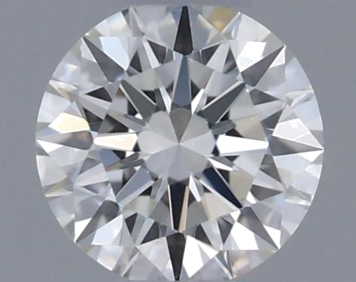 0.18 carat H-VVS2 Excellent cut Natūralus Round Deimantas (1)