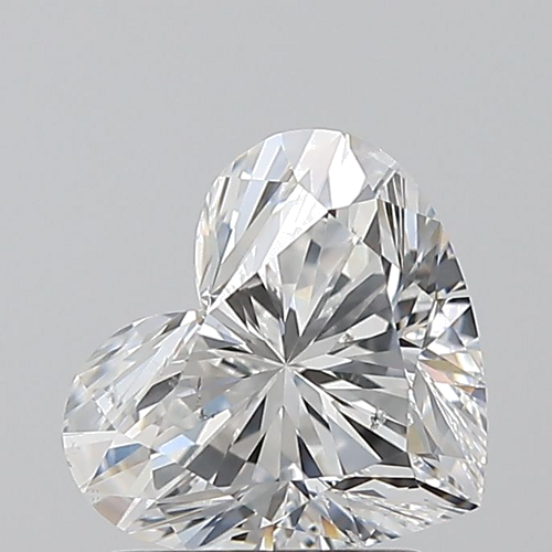 1.5 carat F-SI2 Natūralus Heart Deimantas (1)