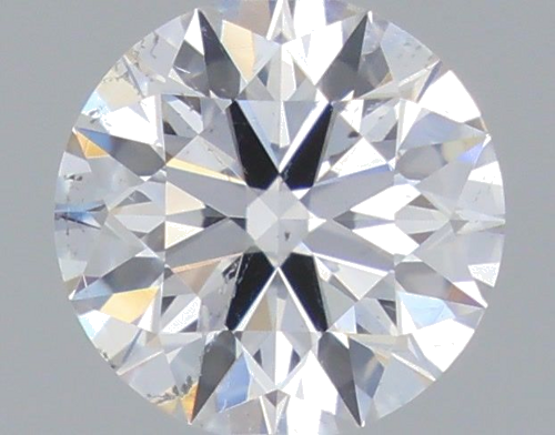 0.51 carat E-SI2 Excellent cut Natūralus Round Deimantas (1)