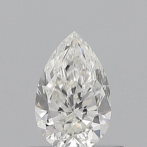 0.51 carat F-VVS2 Natūralus Pear Deimantas (1)