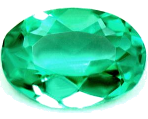 0.25 carat GREEN Oval Smaragdas (1)