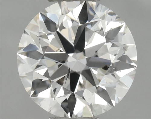 0.57 carat I-SI2 Excellent cut Natūralus Round Deimantas (1)