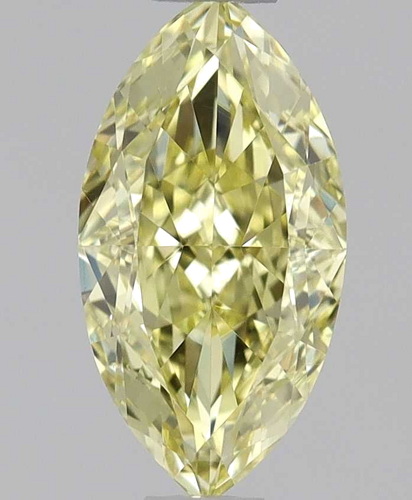 0.52 carat Fancy Intense Yellow-VS1 Natūralus Marquise Deimantas (1)