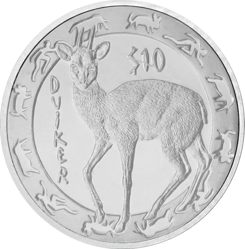 African Nocturnal Animals 2008 Sierra Leone Silver Coin Set (3)