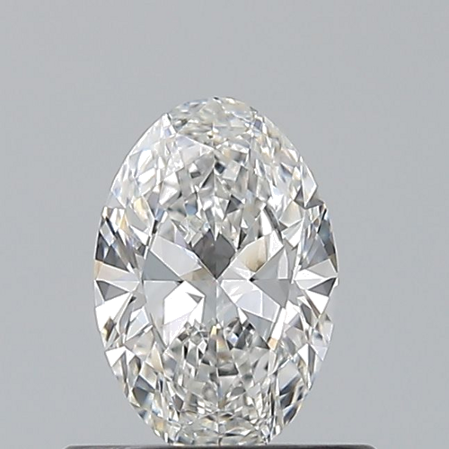 0.5 carat F-VVS2 Natūralus Oval Deimantas (1)