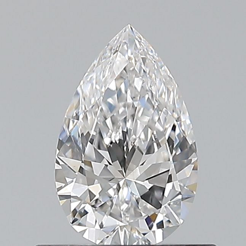 0.53 carat E-VS2 Natūralus Pear Deimantas (1)