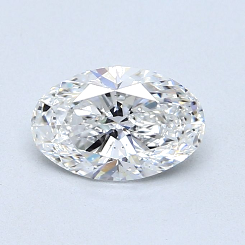1.0 carat E-SI2 Natūralus Oval Deimantas (1)